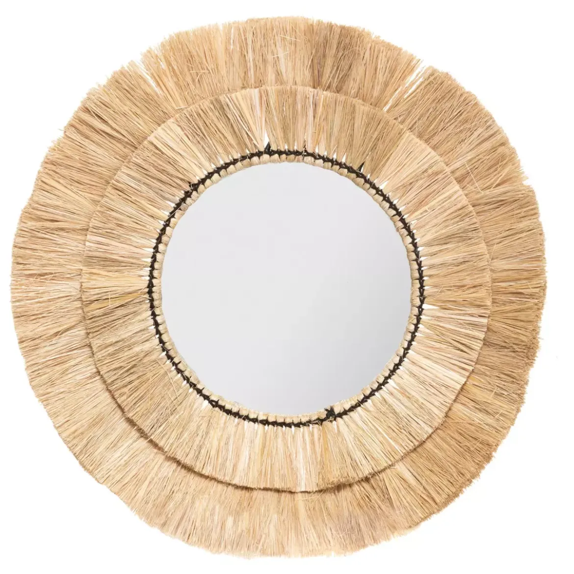 Set di 3 specchi (D20-30-40 cm) Alba Naturale