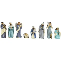 Set di 8 statuine (Altezza 15 cm) di Clemenza
