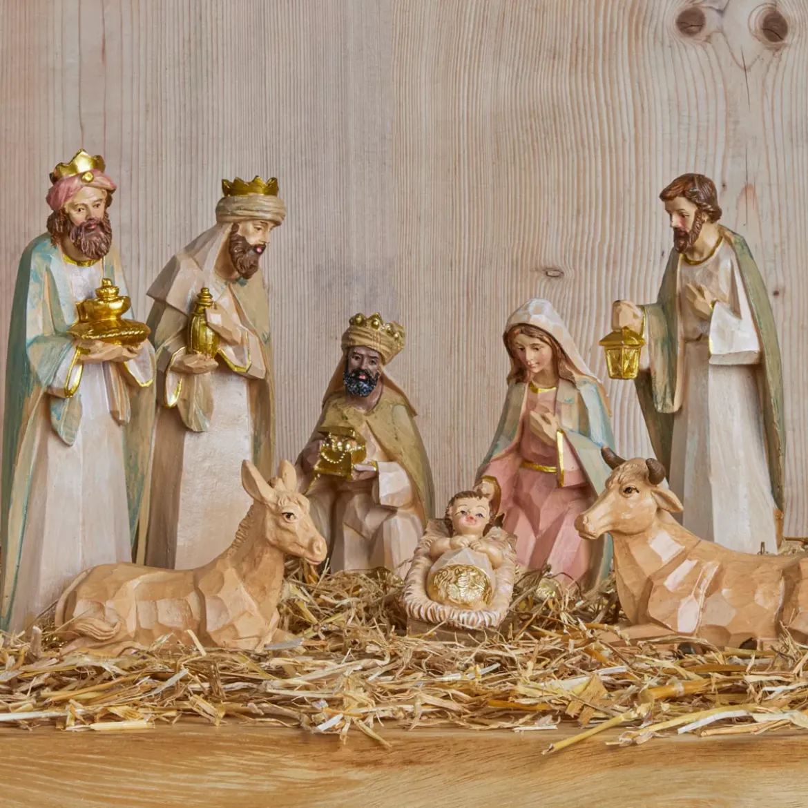 Set di 8 statuine (Altezza 20 cm) di Gioia