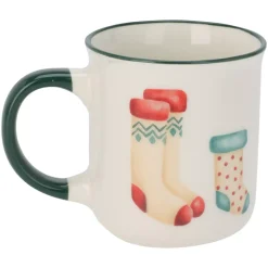 Set di 4 Tazze di Natale Dolce Natale Multicolore