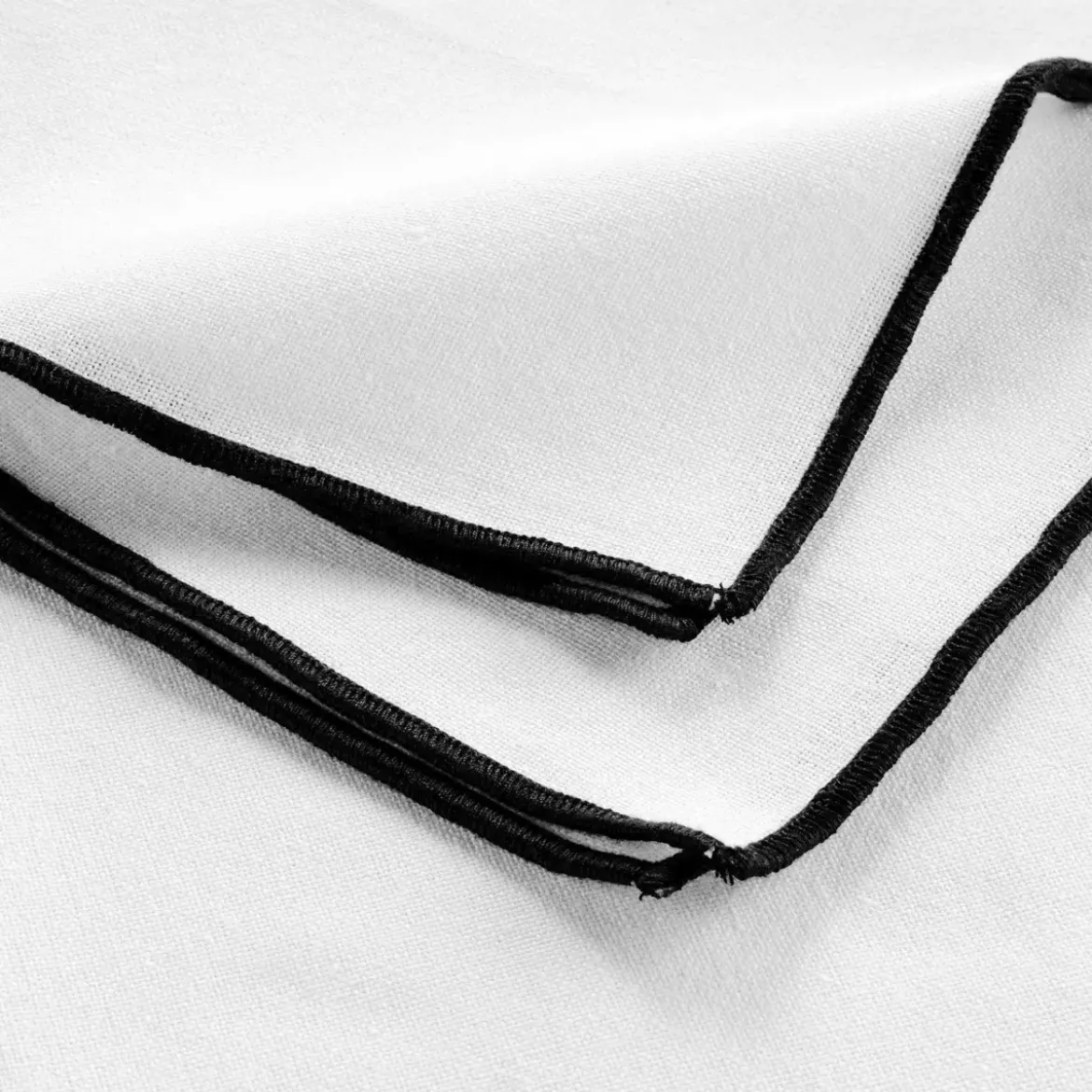 Set di 3 tovaglioli cotone riciclato Mistraline Bianco