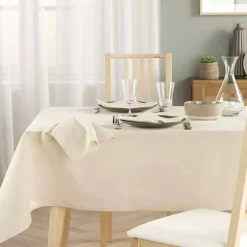 Set di 3 tovaglioli in cotone (40 x 40 cm) Serafine Ecru