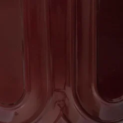 Set di 3 vasi da esterno rotondi (H36-30-24 cm) Milo Bordeaux
