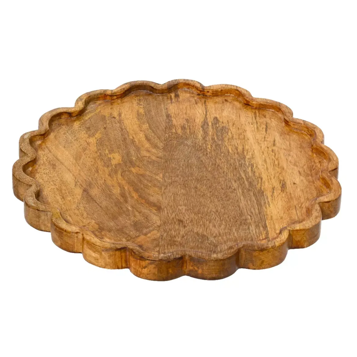 Sottopiatto in legno di mango (D30 cm) Stile campagna Naturale