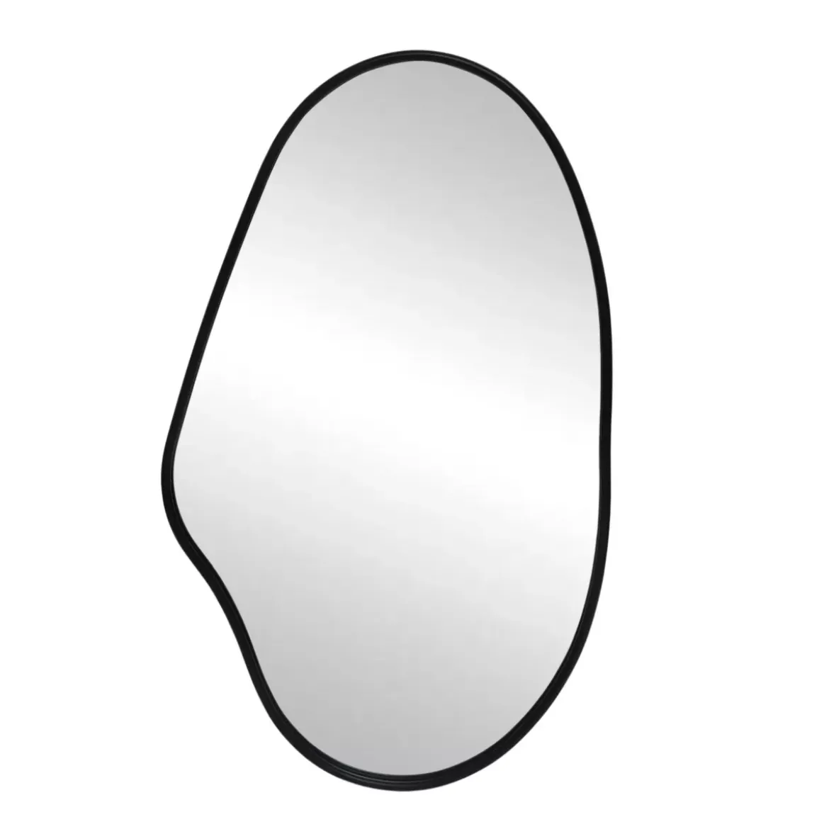 Specchio da parete con cornice (99 cm) Noreal Nero