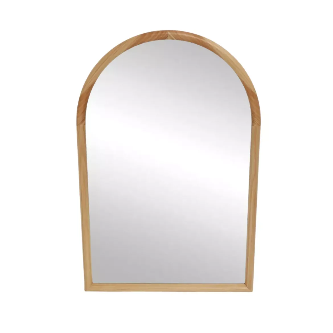 Specchio da parete con cornice in legno (90 cm) Yoaku Marrone