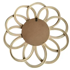 Specchio da parete in bambù (44,5 cm) Calenza Beige