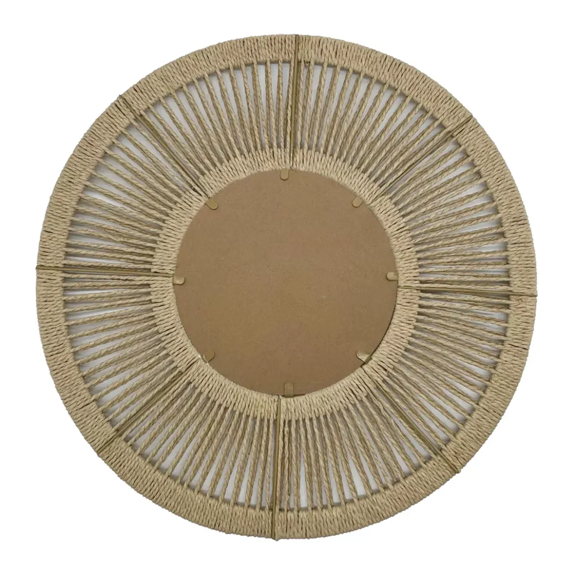 Specchio da parete rotondo in corda (D60 cm) Suva Naturale