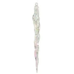Stalattite da appendere (H18 cm) Ice Trasparente iridescente