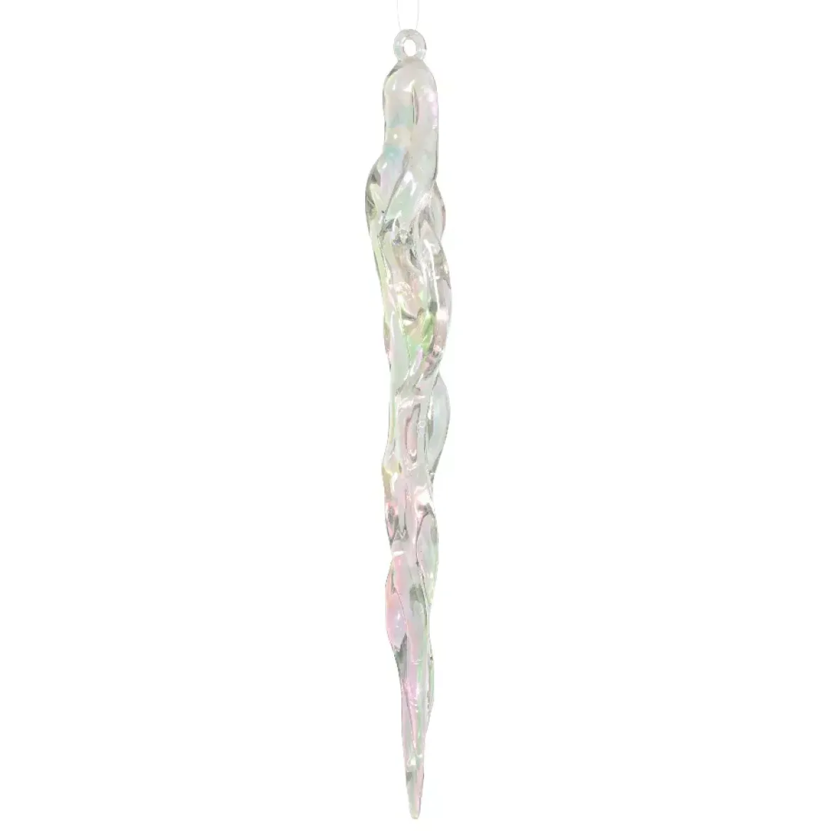 Stalattite da appendere (H18 cm) Ice Trasparente iridescente