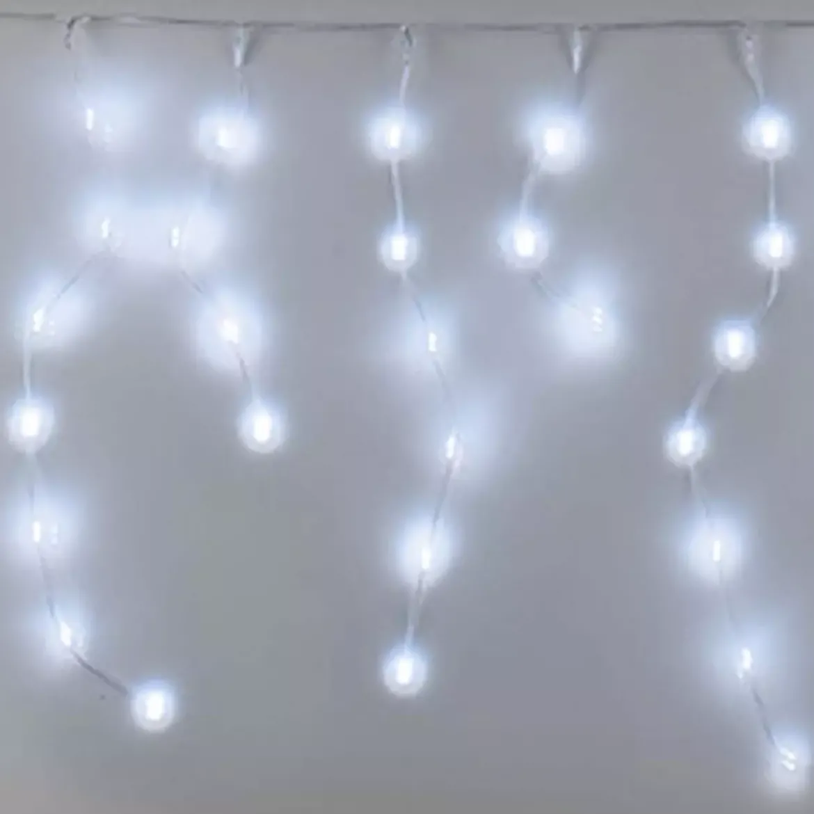 Stalattite luminosa lung.7,10 m Icicle Bianco freddo 360 LED CT