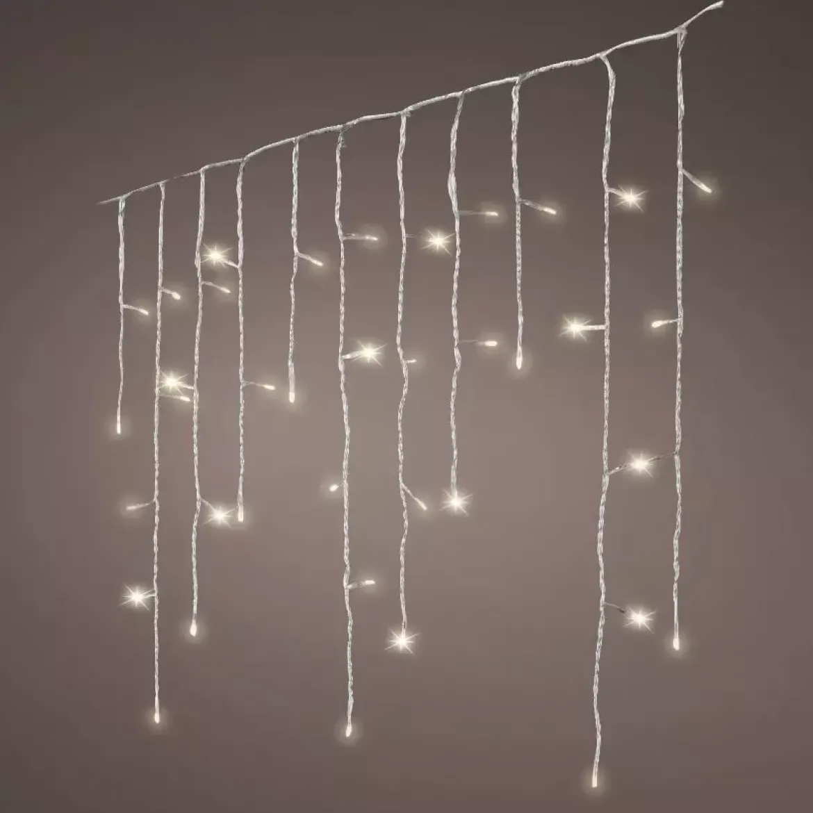 Stalattite luminosa lung.11,80 m Stars Bianco caldo 480 LED CT