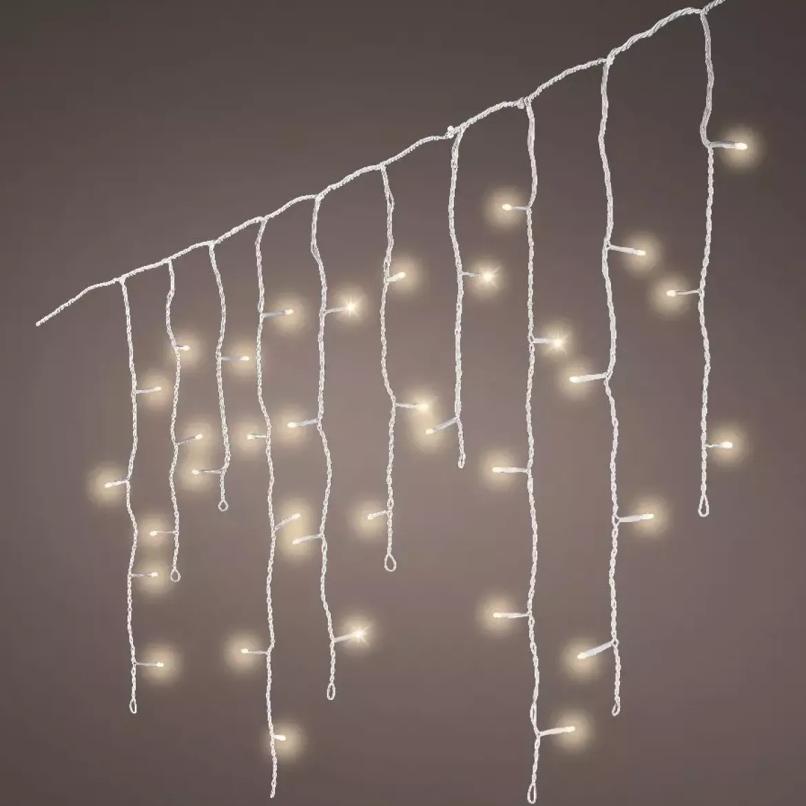 Stalattitie luminosa lung.7,50 m Bianco caldo 175 LED CB