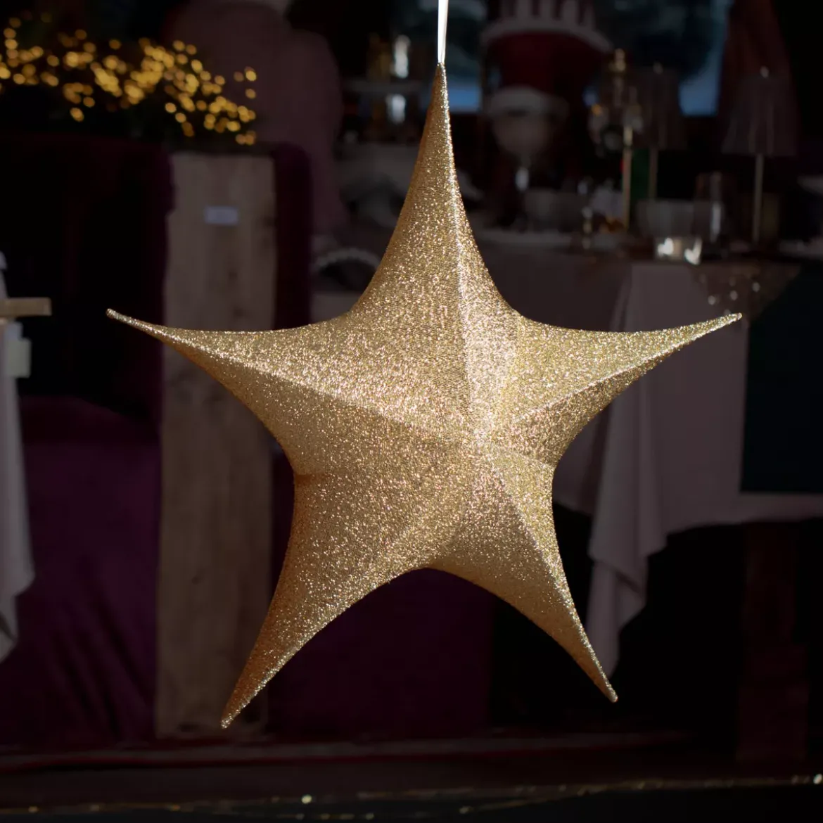 Stella di Natale da appendere (D180 cm) Christmas Or