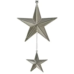 Stella di Natale Duo Argento