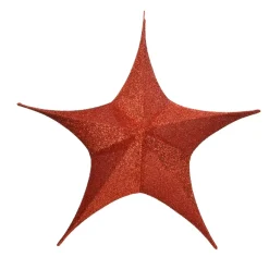 Stella di Natale gigante da appendere (D135 cm) Rossa