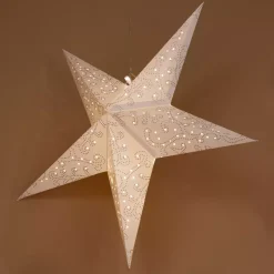 Stella luminosa a pile Lassy rosso e Bianco caldo