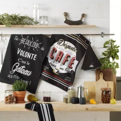 Strofinaccio (70 cm) Comptoir Nero