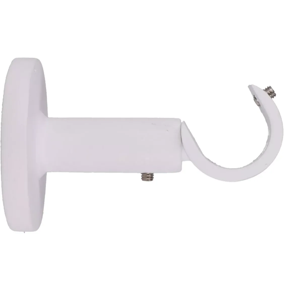 Supporto per asta fisso (L60 / D20 mm) Jim grondaia Bianco opaco