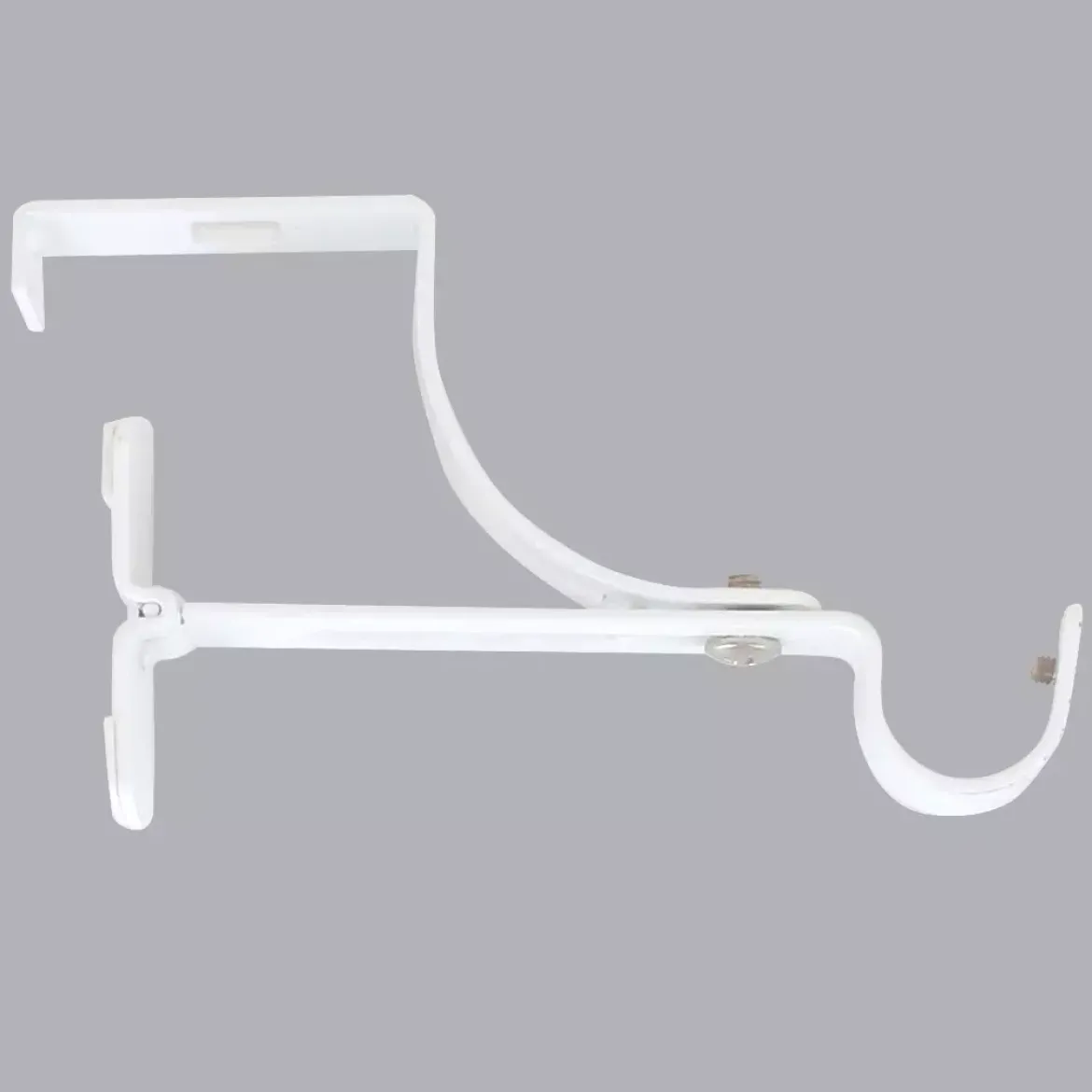 Supporto per bastone per cassettone dell'avvolgibile (L135 / D20 mm) Bianco satinato
