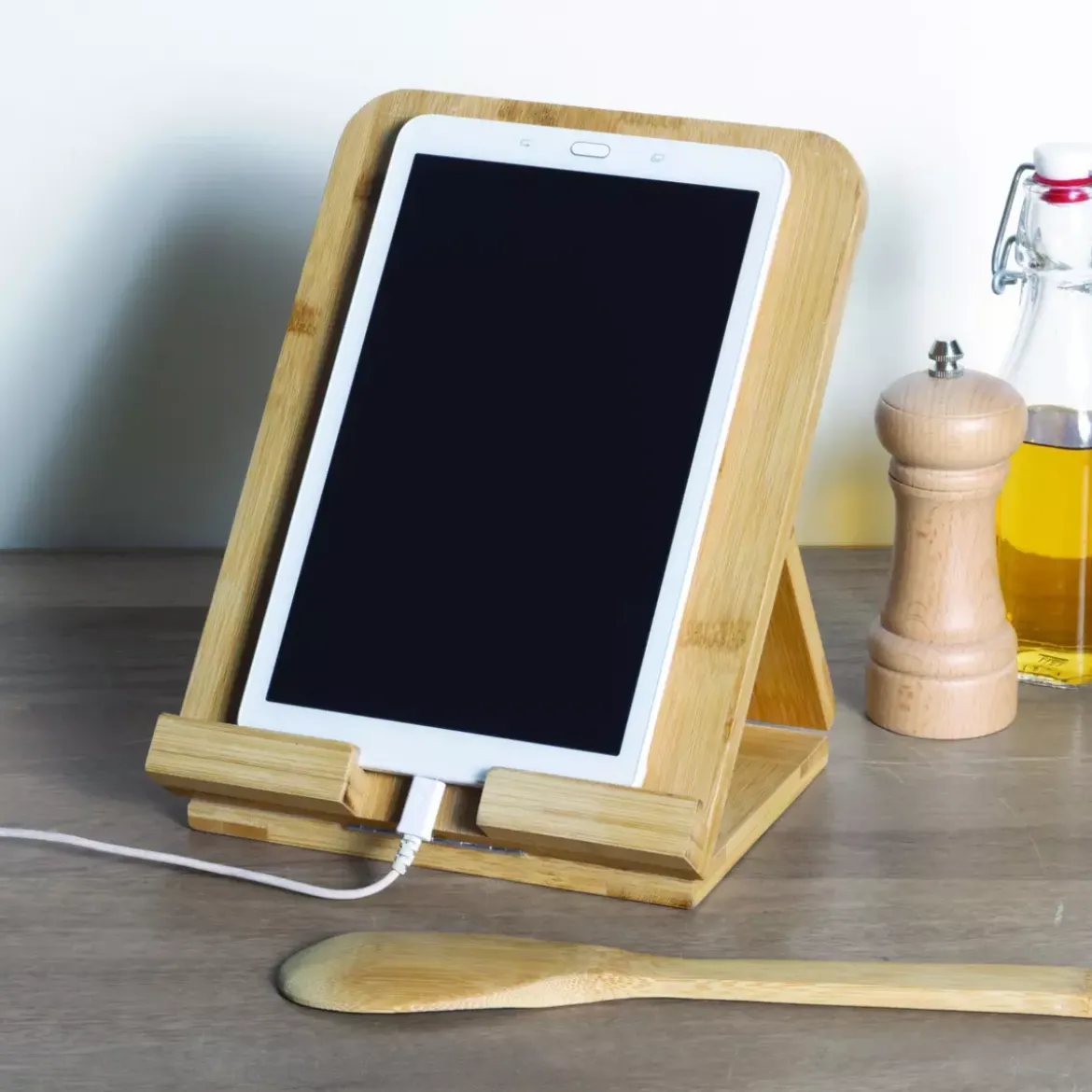 Supporto per tablet legno Beige