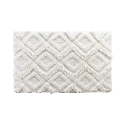 Tappeto bagno (80 cm) Ikatis Bianco