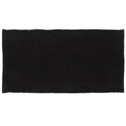 Tappeto cotone intrecciato (45 x 90 cm) Rosario Nero