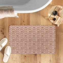 Tappeto da bagno antiscivolo (50 x 80 cm) Vanea Marrone