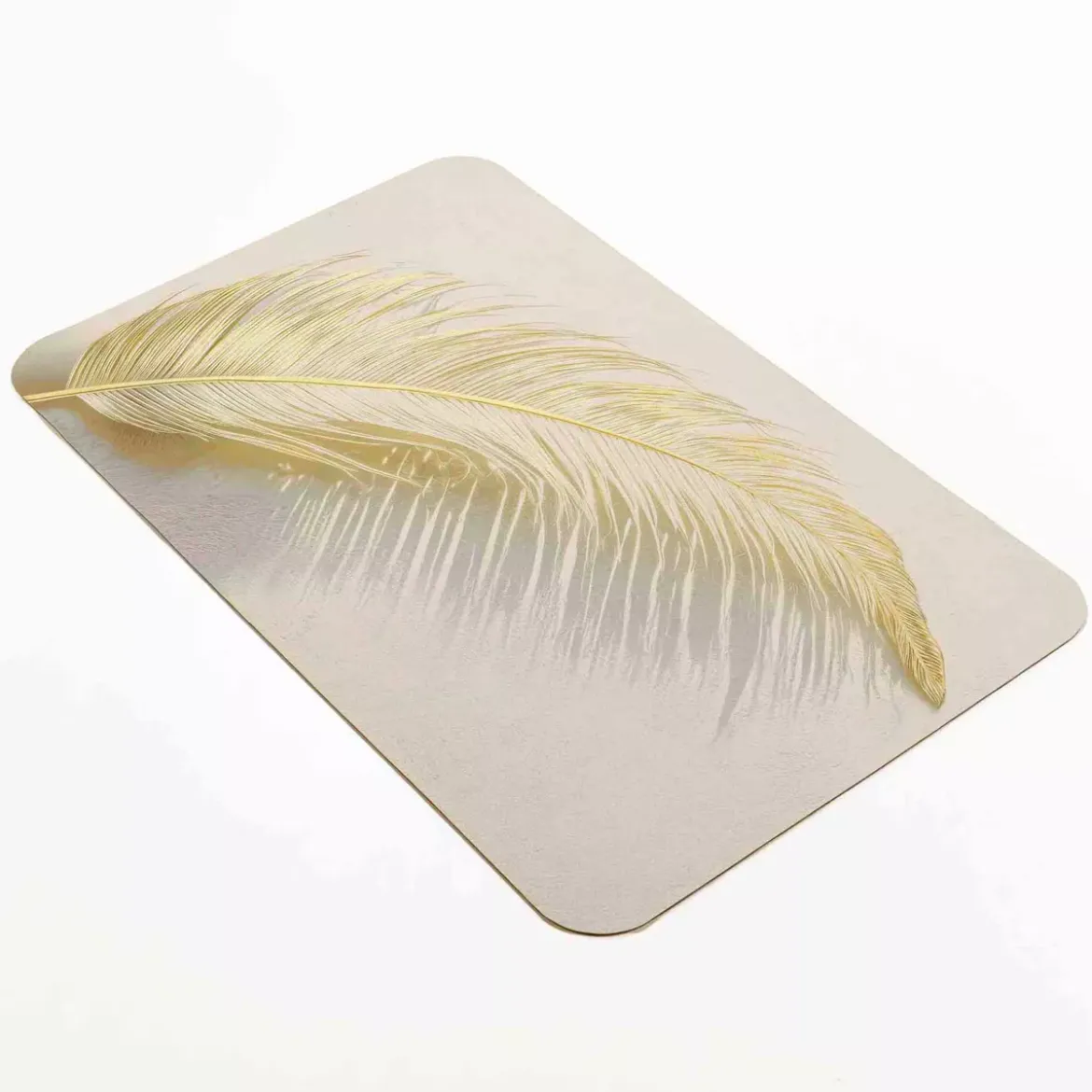 Tappeto da bagno antiscivolo (80 x 50 cm) Angelica Ecru