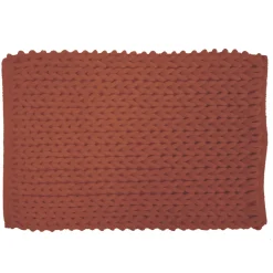 Tappeto da bagno in cotone (50 x 80 cm) Ariel Terracotta