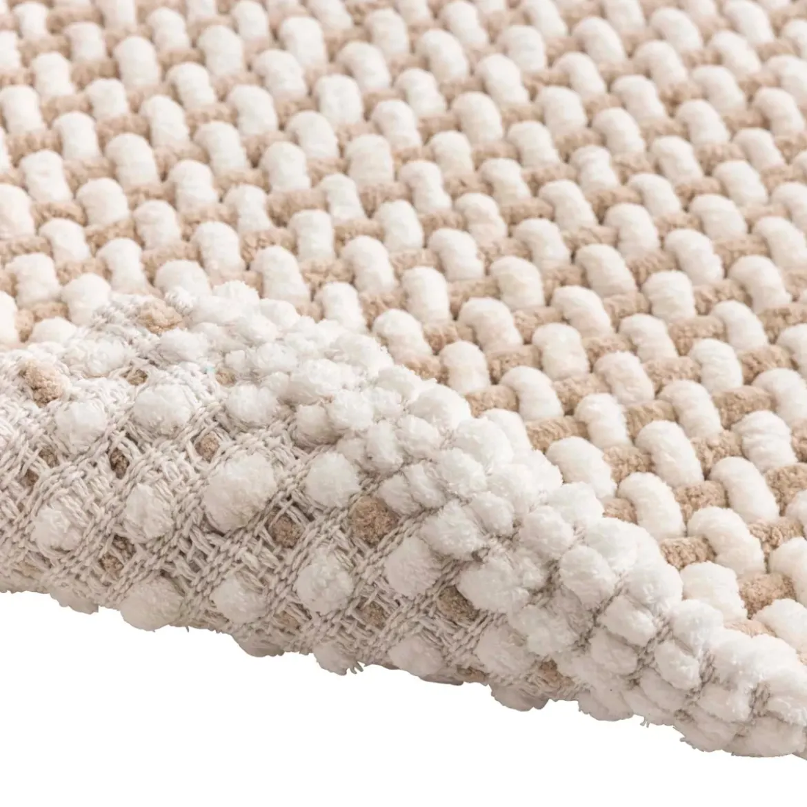 Tappeto da bagno in cotone (50 x 80 cm) Rafael Beige