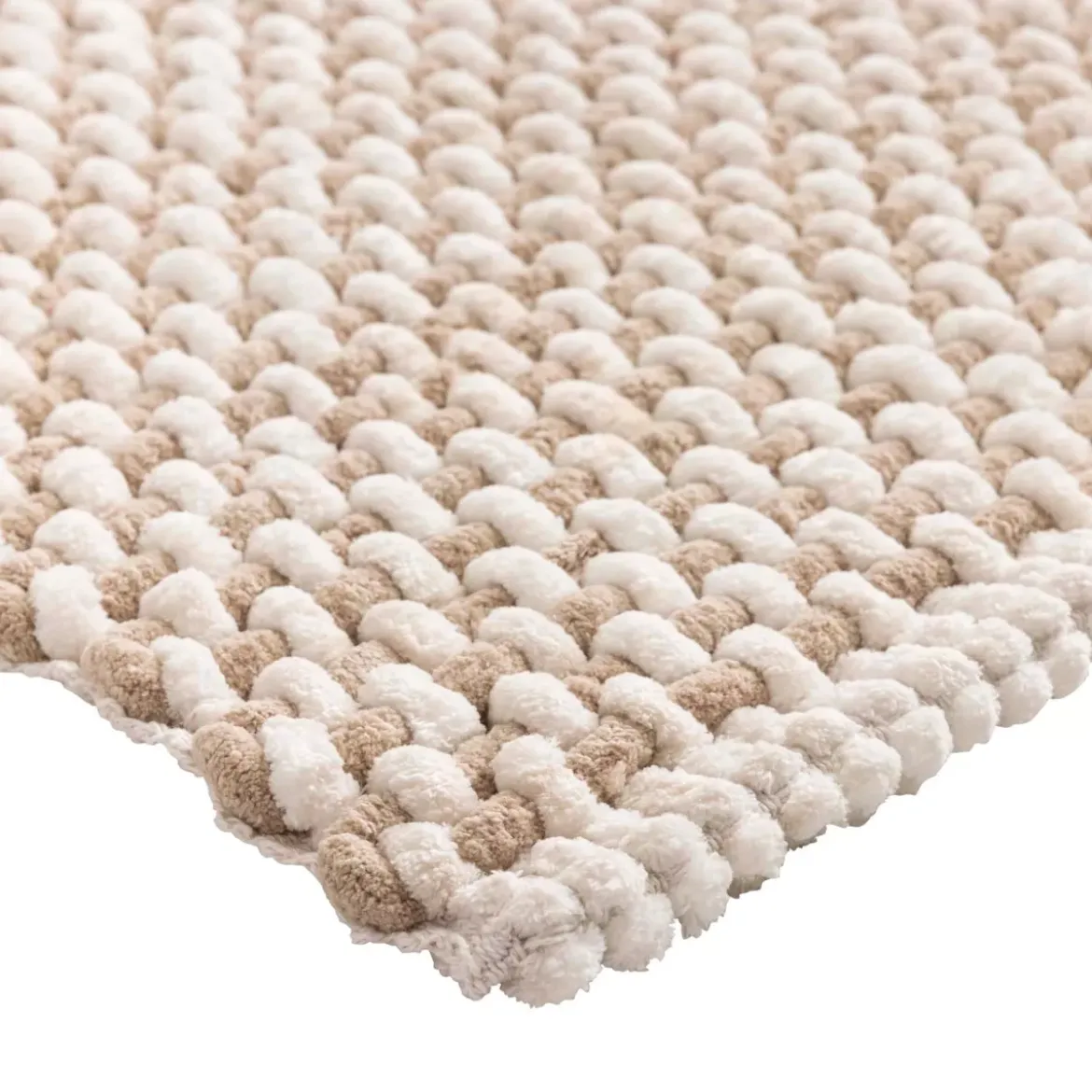 Tappeto da bagno in cotone (50 x 80 cm) Rafael Beige