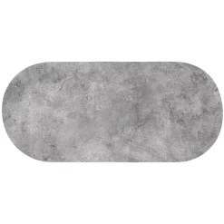 Tappeto da bagno in gomma naturale antiscivolo (45 x 100 cm) Nature Brute Grigio