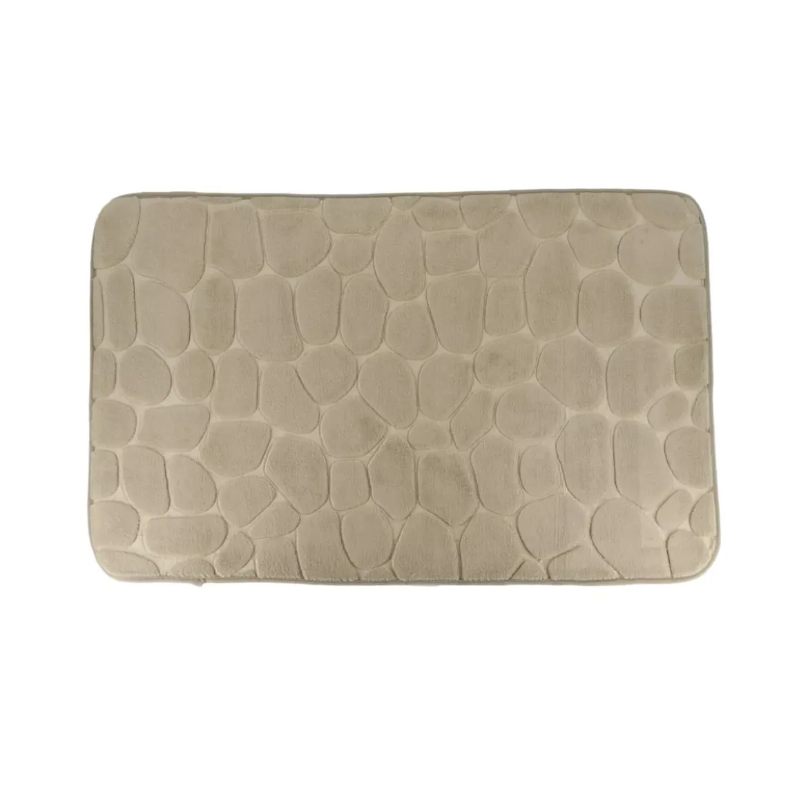 Tappeto da bagno memory foam (50 x 80 cm) Galeo Tortora