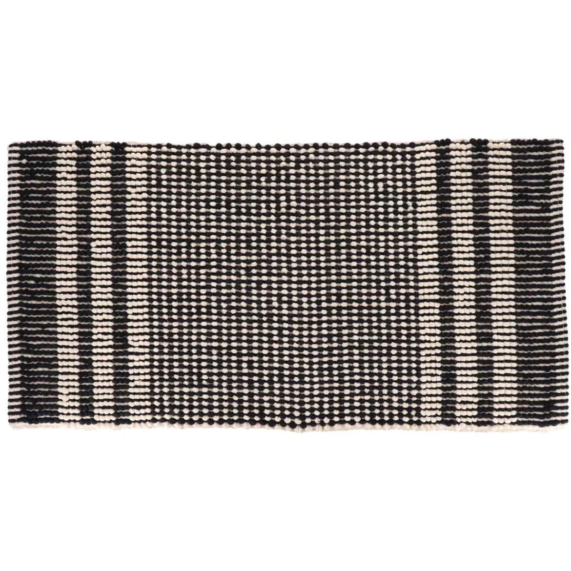 Tappeto da bagno microfibra (45 x 90 cm) Tokyo Nero