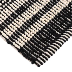 Tappeto da bagno microfibra (45 x 90 cm) Tokyo Nero