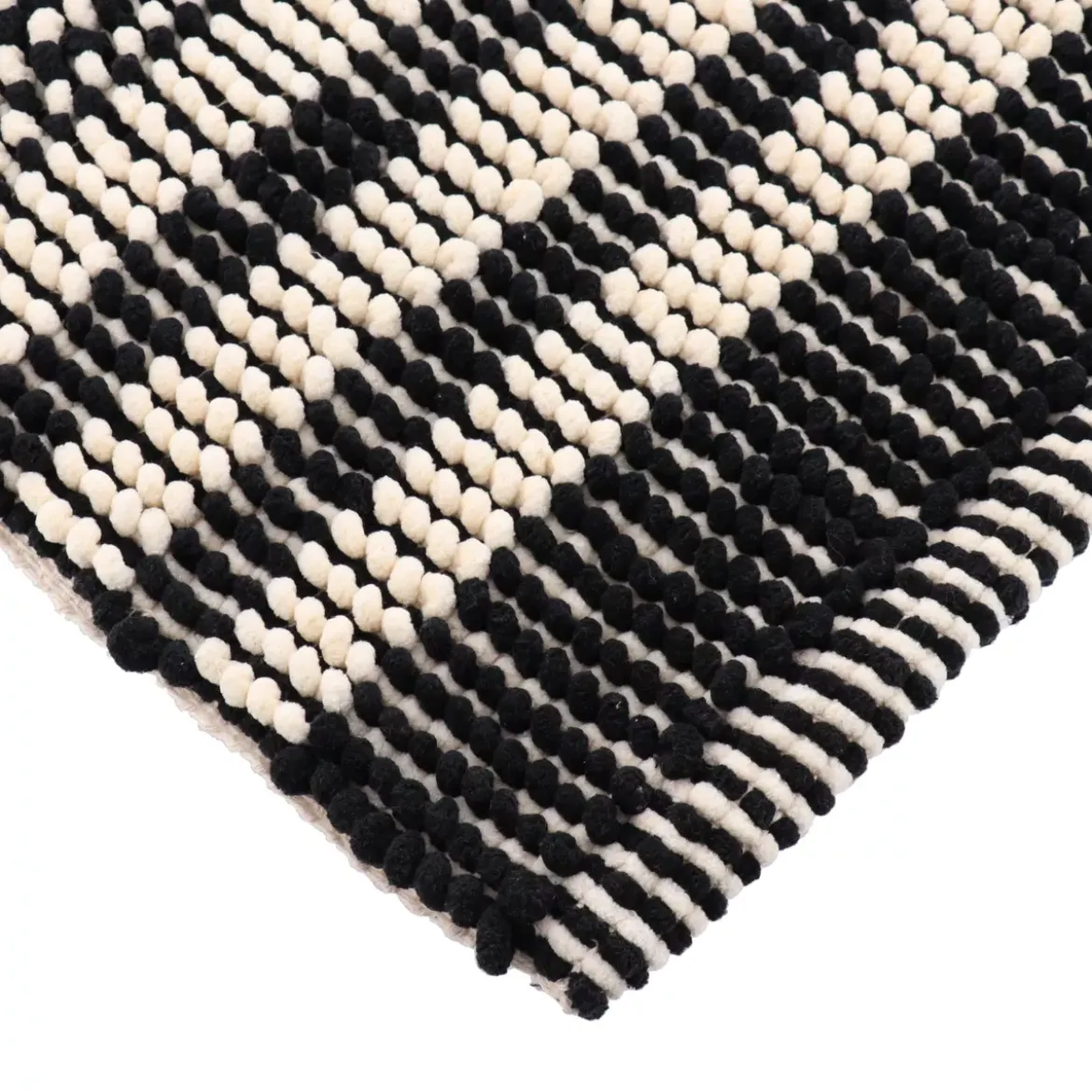 Tappeto da bagno microfibra (45 x 90 cm) Tokyo Nero