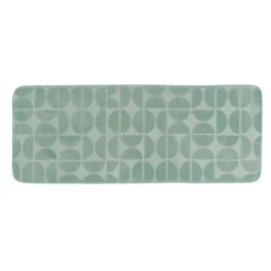 Tappeto da bagno rettangolare in memory foam (45 x 120 cm) Motivo Verde eucalipto