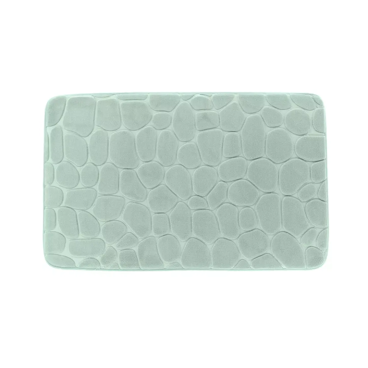 Tappeto da bagno rettangolare memory foam (50 x 80 cm) Galeo Verde eucalipto