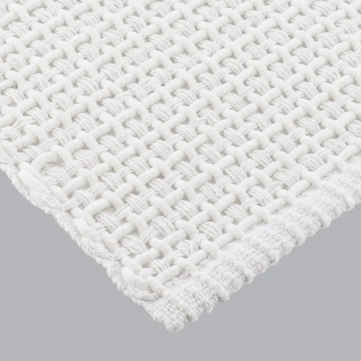 Tappeto da salotto in cotone (50 x 120 cm) Mimetismo Bianco