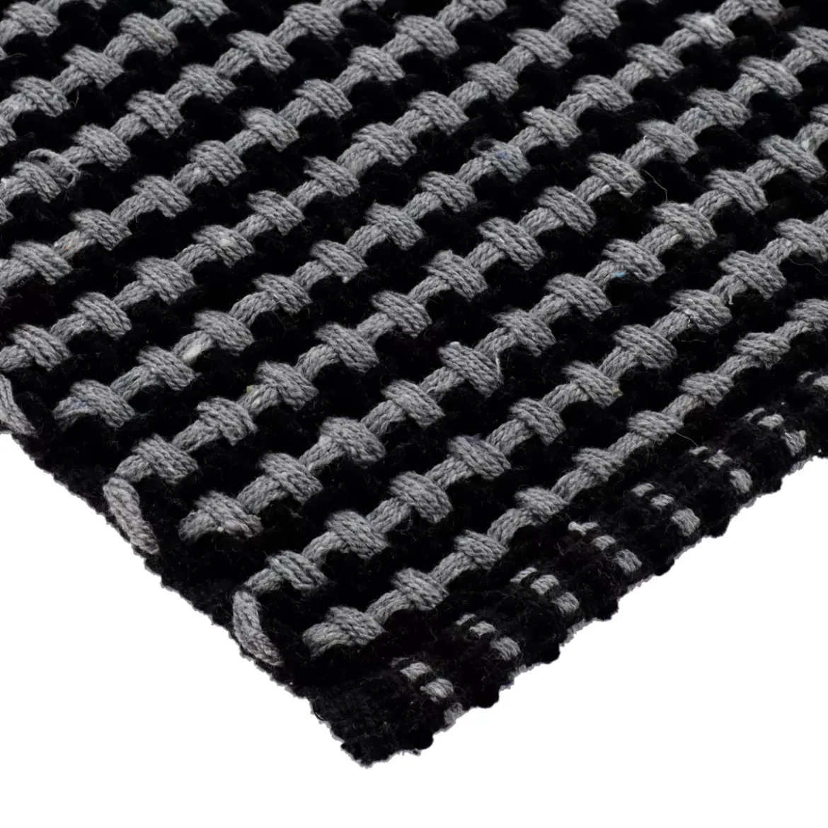 Tappeto da soggiorno cotone (50 x 90 cm) Mimetisme Grigio antracite e nero