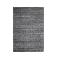 Tappeto da soggiorno rettangolare in materiale riciclato (160 x 230 cm) Aiko Grigio
