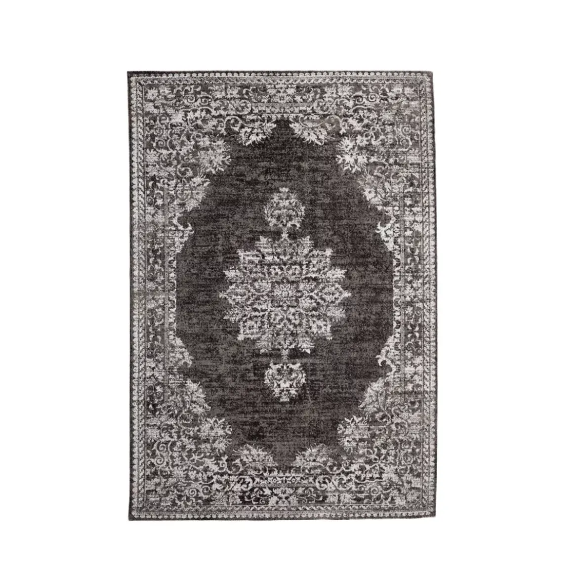 Tappeto da soggiorno rettangolare jacquard (140 x 200 cm) Sana Grigio