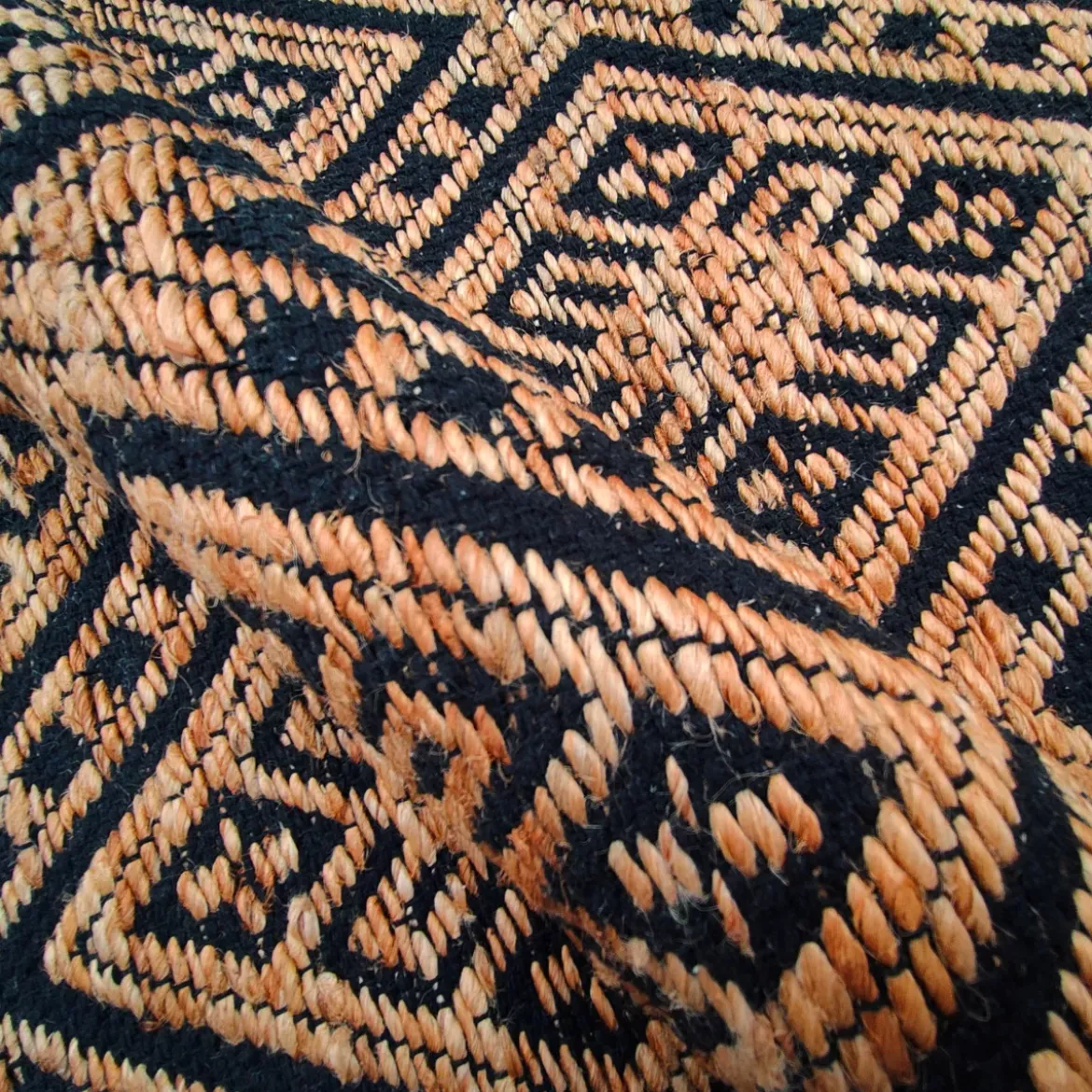 Tappeto da soggiorno rettangolare juta tessuto a mano (140 x 200 cm) Meera Beige