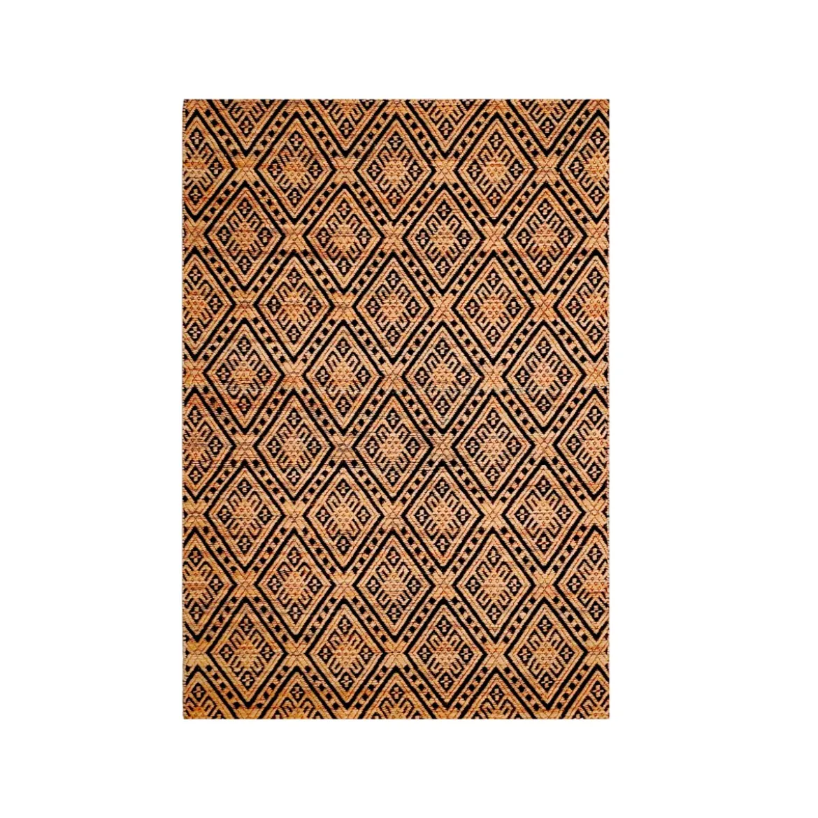 Tappeto da soggiorno rettangolare juta tessuto a mano (160 x 230 cm) Meera Beige