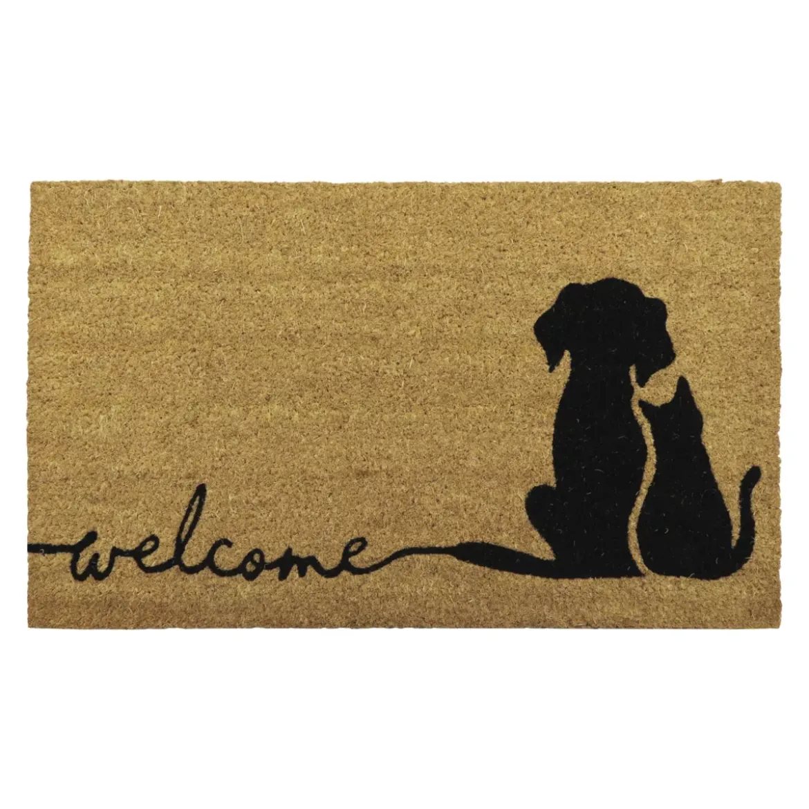 Tappeto di cocco (45 x 75 cm) Friends Nero