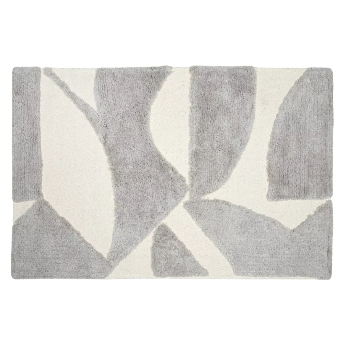Tappeto in cotone (60 x 90 cm) Blokken Ecru
