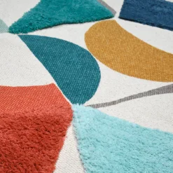 Tappeto in cotone (60 x 90 cm) Blokken Multicolore