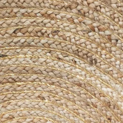 Tappeto juta (Ø80 cm) Lurex Cosy Beige