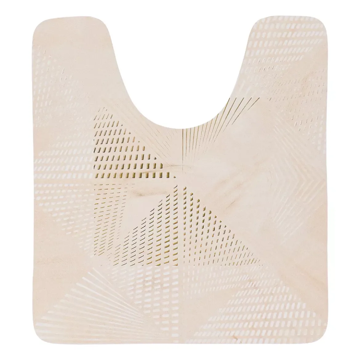 Tappeto per wc antiscivolo (45 x 50 cm) Chicissime Beige